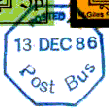 Beacon Hill post bus cachet