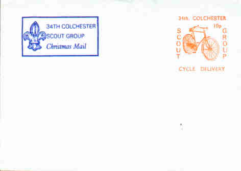 1990 pre-stamped envelope