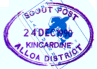 Violet Kincardine (Alloa) postmark