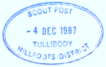 Tullibody (Hillfoots) postmark