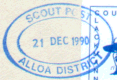 Alloa District postmark