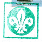 Postmark (green, solid background)