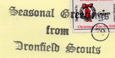 4th Dronfield postmark