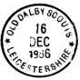 Old Dalby postmark