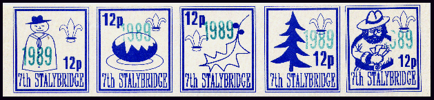 1989 overprinted issue