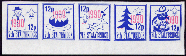 1990 overprinted issue