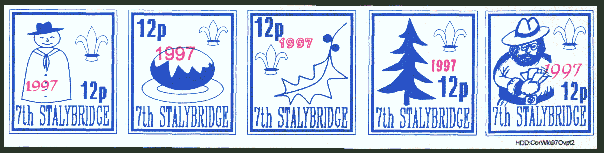 1997 overprinted issue