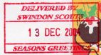 Swindon postmark (red)